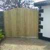 Arched Shiplap Double Gates – Cabinteely
